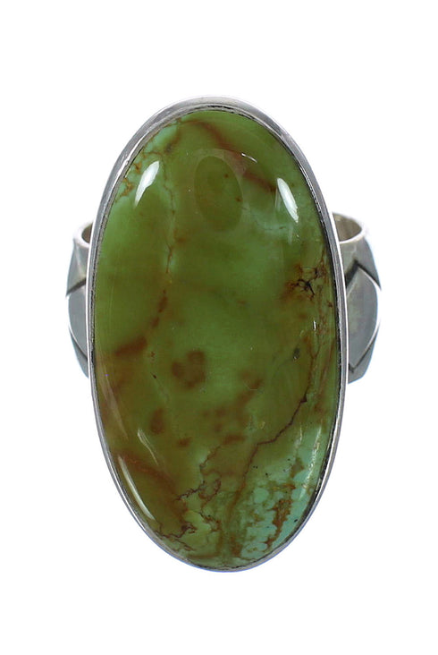 Turquoise Sterling SilverJewelry Southwest Ring Size 6-1/2 AX92629